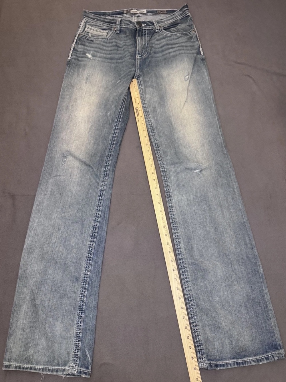 BKE Denim Tyler Straight 32XXL Denim Jeans 32x38 - Buckle
